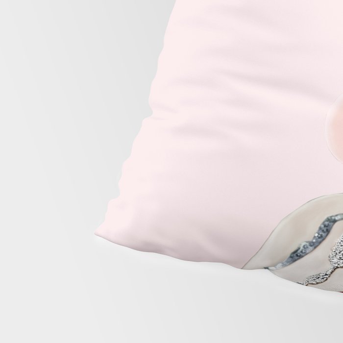 Queen Elizabeth II Blowing Pink Bubble gum Pillow Sham Gallery Image 4