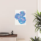 Rosette Succulents - Blue Palette Poster Gallery Image 2