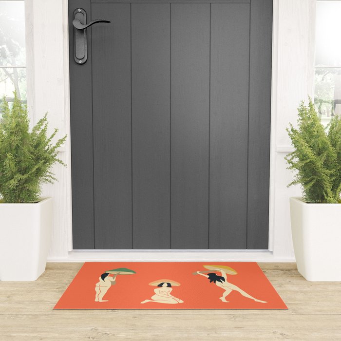 Mushroom Ladies Welcome Mat Gallery Image 3