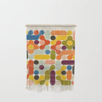 Mid Century Vivid Abstract Wall Hanging Gallery Image 1