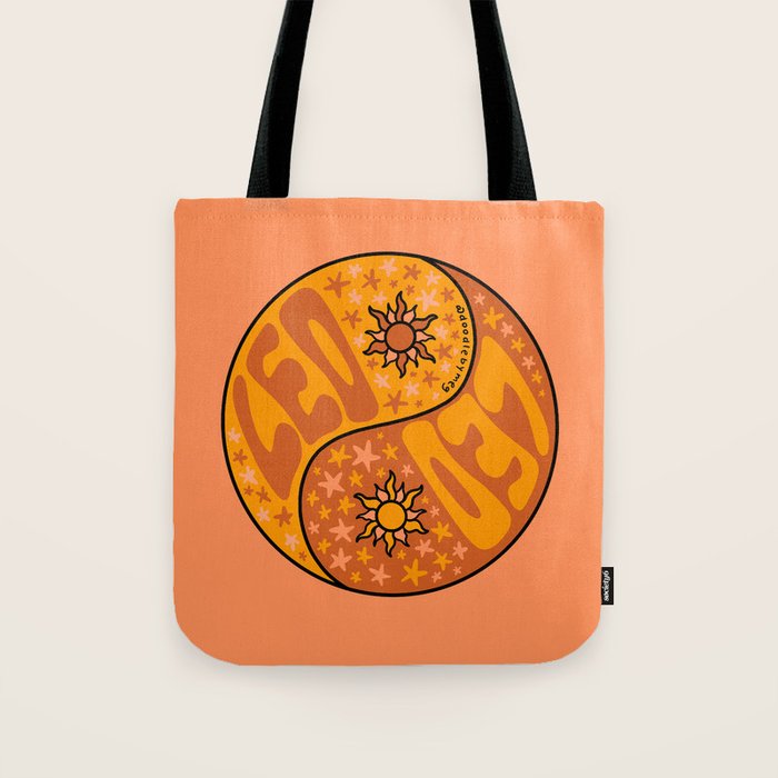 Leo Yin Yang Tote Bag Gallery Image 1