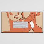 Abstract Faces 12 Desk Mat Gallery Image 1