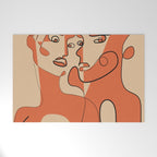 Abstract Faces 12 Welcome Mat Gallery Image 1
