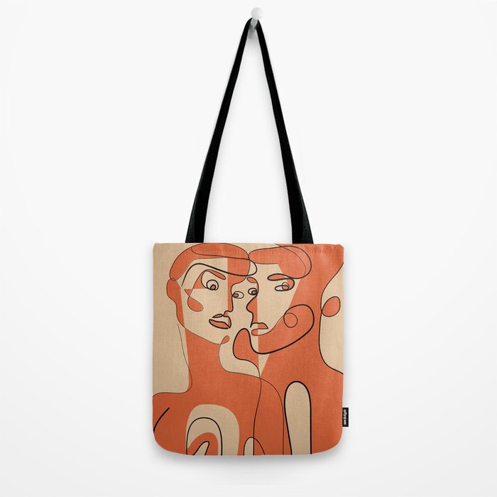 Abstract Faces 12 Tote Bag Gallery Image 2