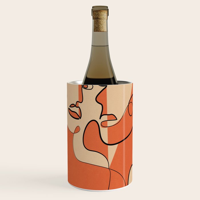 Abstract Faces 12 Wine Chiller Gallery Image 1