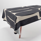 Modern Abstract Minimal Shapes 162 Tablecloth Gallery Image 1