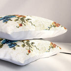 Cream Blue Yellow Floral Pillow Sham Gallery Image 3