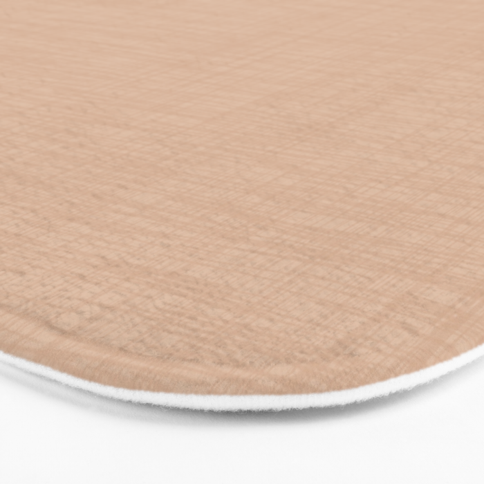 Cozy Linen Effect in Amberlight Cream Bath Mat Gallery Image 3