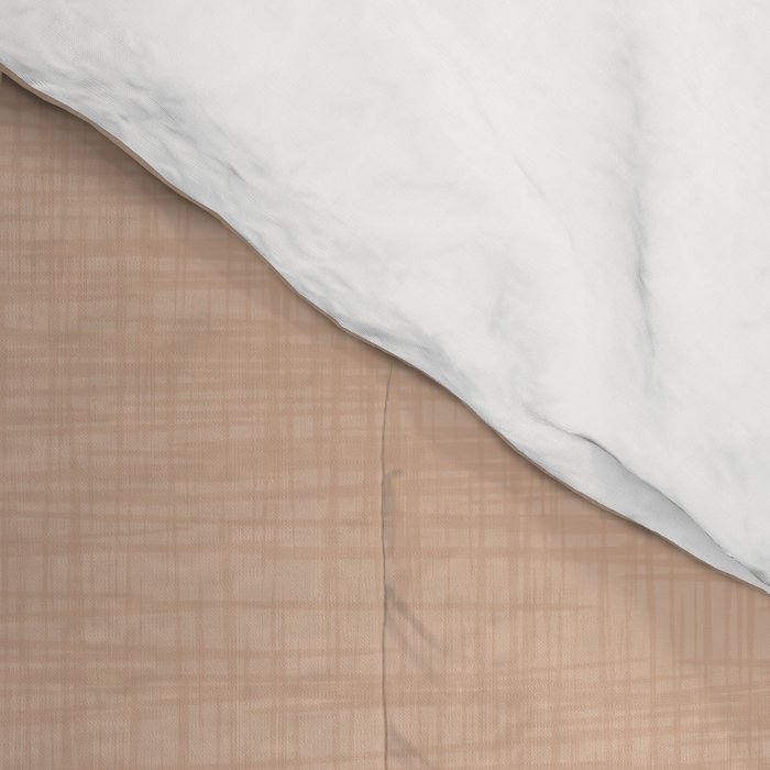 Cozy Linen Effect in Amberlight Cream Comforter Gallery Image 4