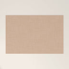 Cozy Linen Effect in Amberlight Cream Welcome Mat Gallery Image 1