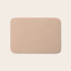 Cozy Linen Effect in Amberlight Cream Bath Mat Gallery Image 1