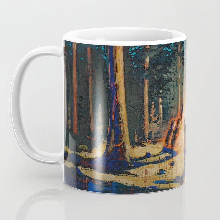 campfire gathering Coffee Mug Gallery Image 3