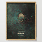 A Part Of The Universe Inside My Head Serving Tray Gallery Image 1