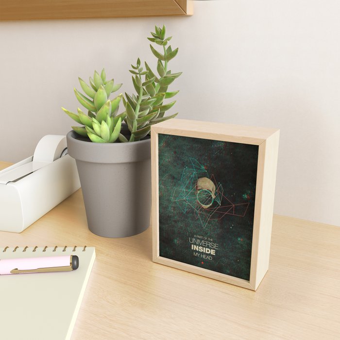 A Part Of The Universe Inside My Head Mini Art Print Gallery Image 2