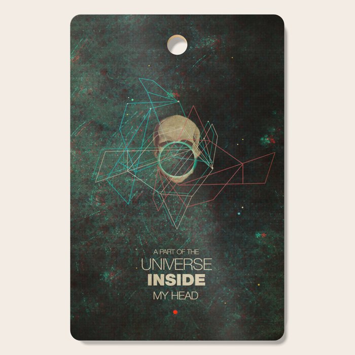 A Part Of The Universe Inside My Head Cutting Board Gallery Image 1