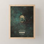 A Part Of The Universe Inside My Head Mini Art Print Gallery Image 1