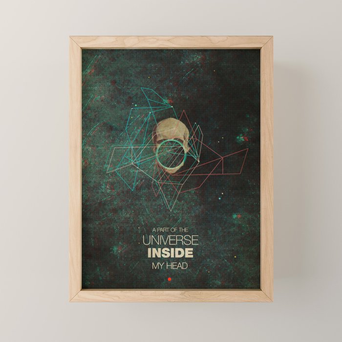 A Part Of The Universe Inside My Head Mini Art Print Gallery Image 1