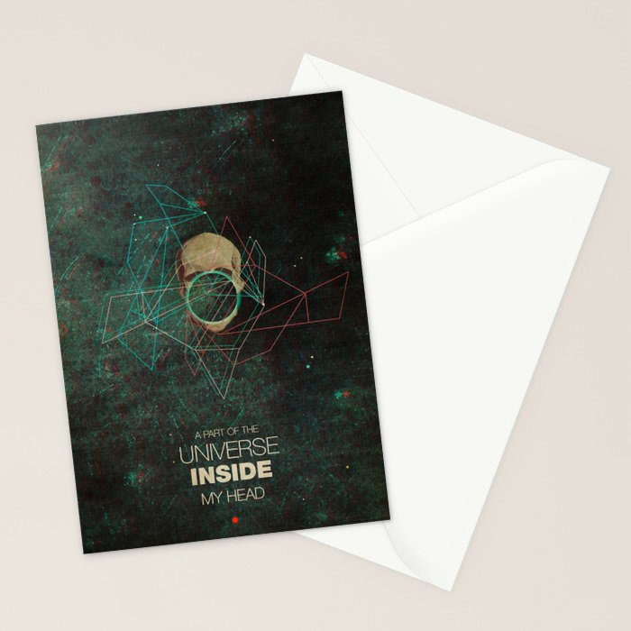 A Part Of The Universe Inside My Head Stationery Card Gallery Image 2