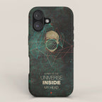 A Part Of The Universe Inside My Head iPhone Case Gallery Image 1