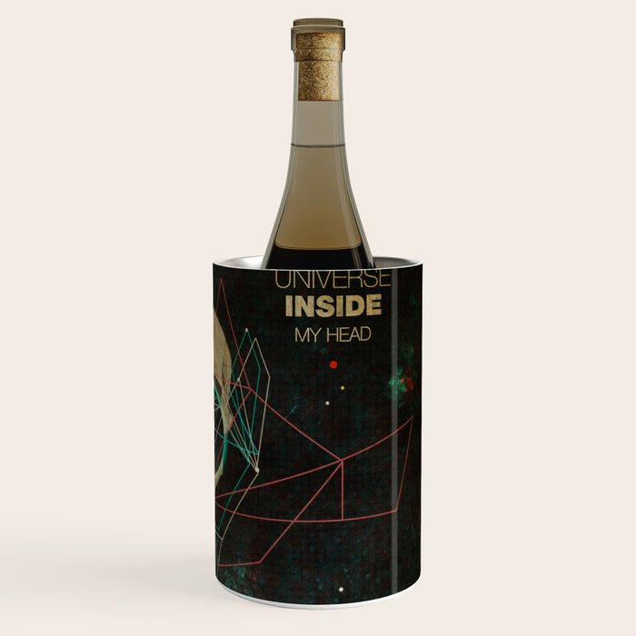 A Part Of The Universe Inside My Head Wine Chiller Gallery Image 3