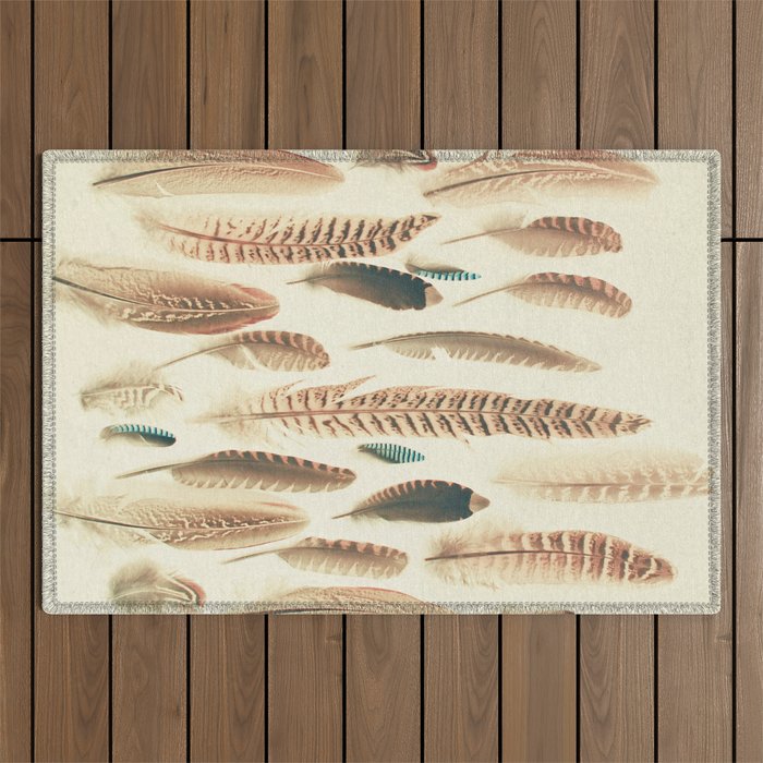 Found Feathers Outdoor Rug Gallery Image 1