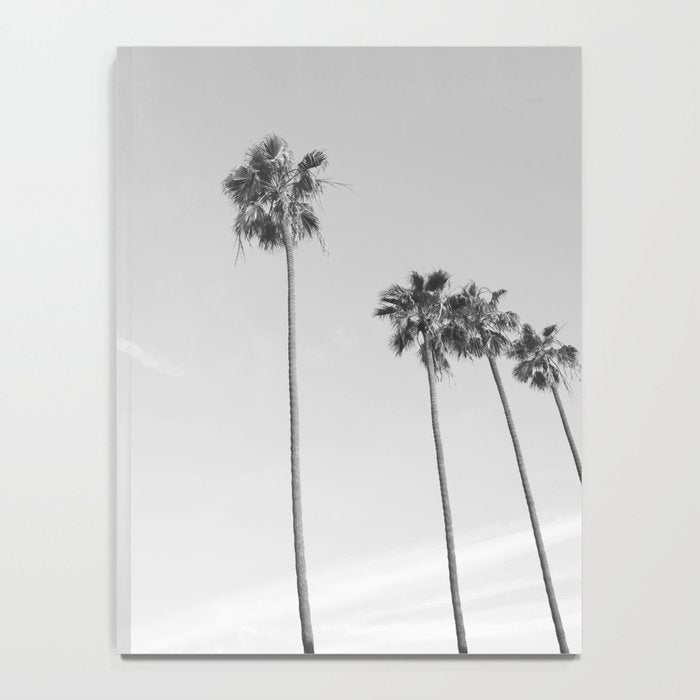 Black & White Palm Trees, Beach Palms Notebook Gallery Image 4