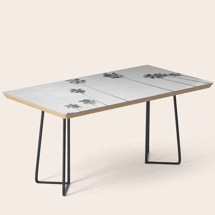 Black & White Palm Trees, Beach Palms Coffee Table Gallery Image 1