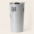 Black & White Palm Trees, Beach Palms Travel Mug Gallery Image 1