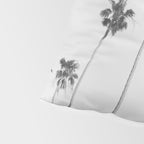 Black & White Palm Trees, Beach Palms Pillow Sham Gallery Image 4