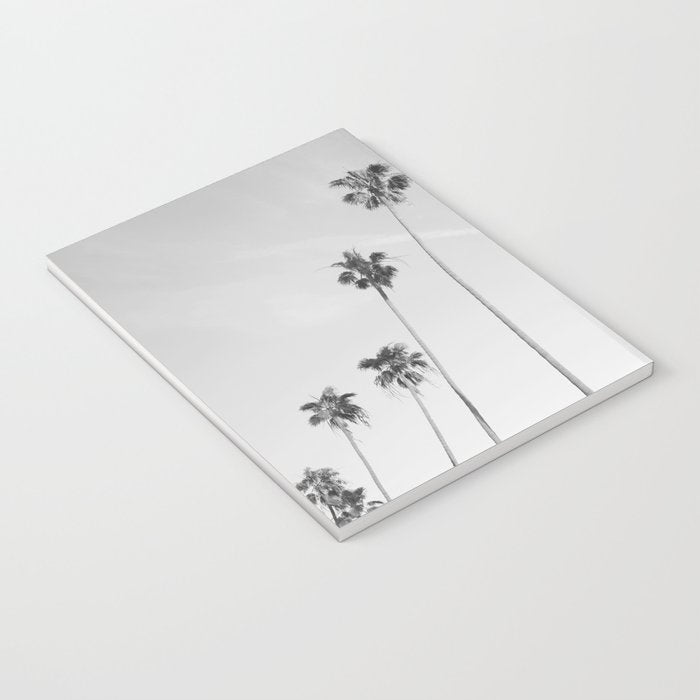 Black & White Palm Trees, Beach Palms Notebook Gallery Image 3