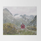 Mint Hut Throw Blanket Gallery Image 2