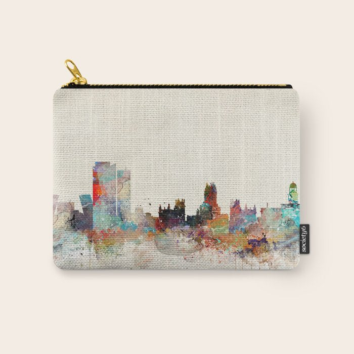 madrid spain skyline Carry All Pouch Gallery Image 1