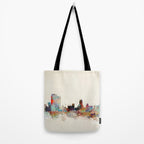 madrid spain skyline Tote Bag Gallery Image 2
