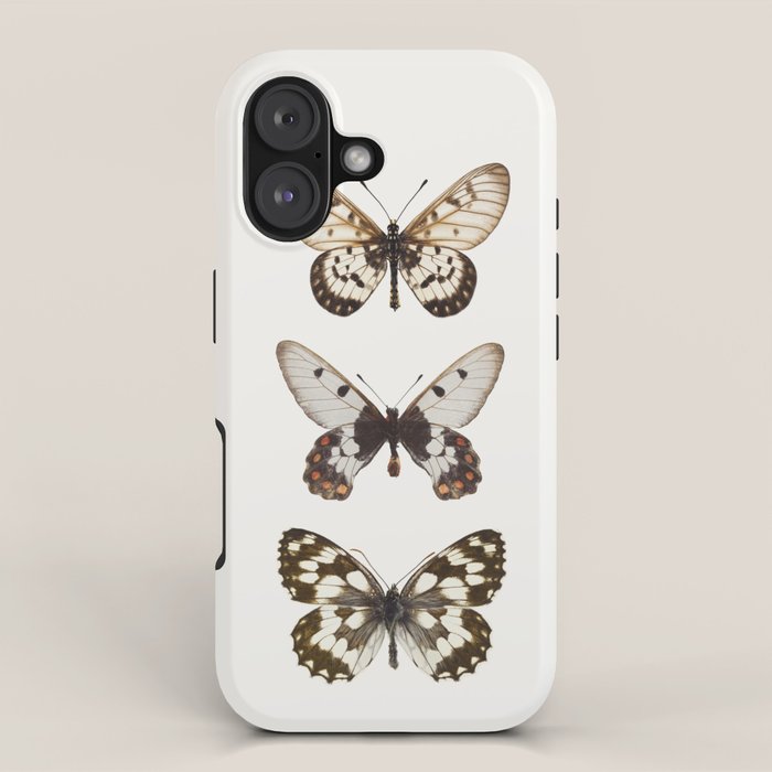 Butterflies in Neutral Colors iPhone Case Gallery Image 1