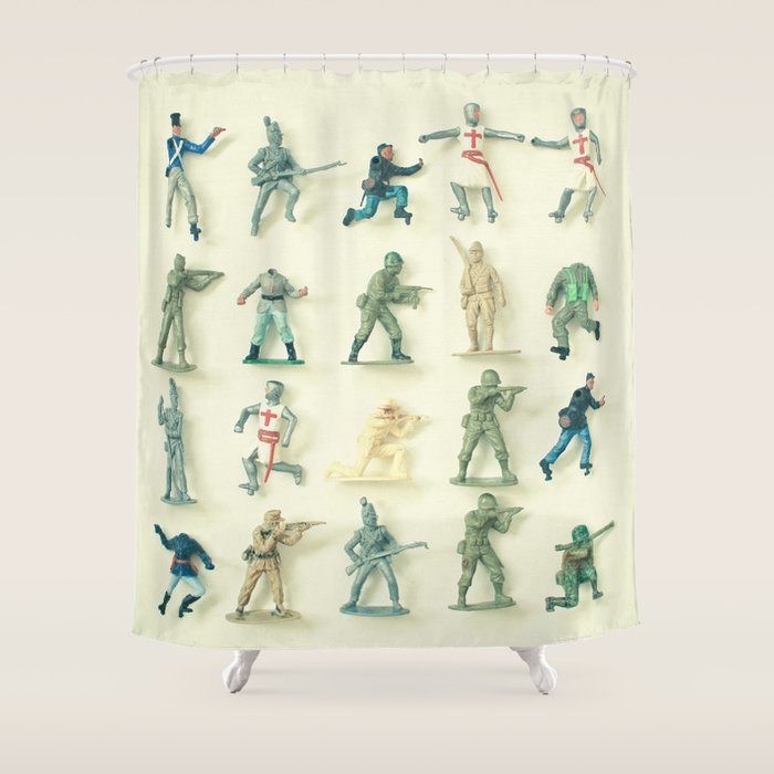 Broken Army Shower Curtain Gallery Image 1