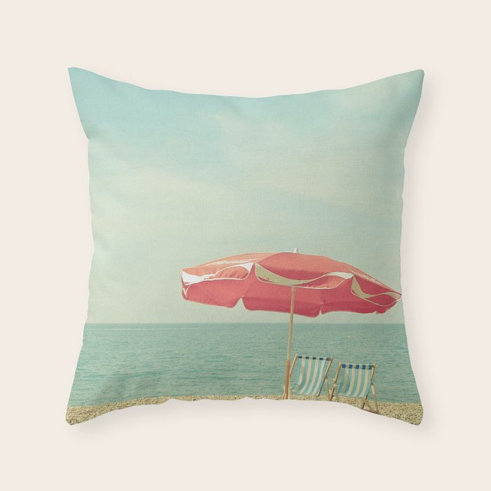 Deserted Beach Throw Pillow Gallery Image 6