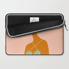 Green Hair Clip Laptop Sleeve Gallery Image 2