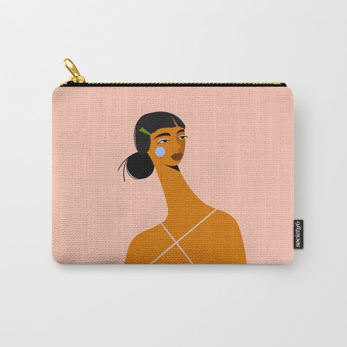 Green Hair Clip Carry All Pouch Gallery Image 1