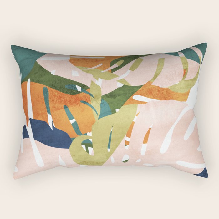 Monstera delight Rectangular Pillow Gallery Image 2