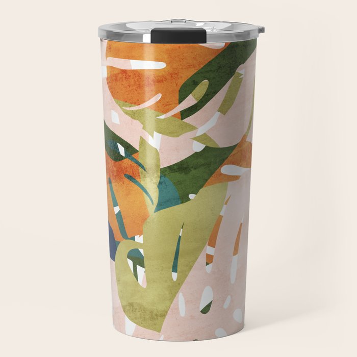 Monstera delight Travel Mug Gallery Image 1
