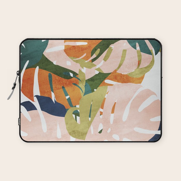 Monstera delight Laptop Sleeve Gallery Image 1