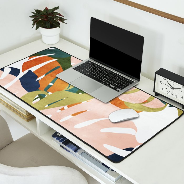 Monstera delight Desk Mat Gallery Image 2