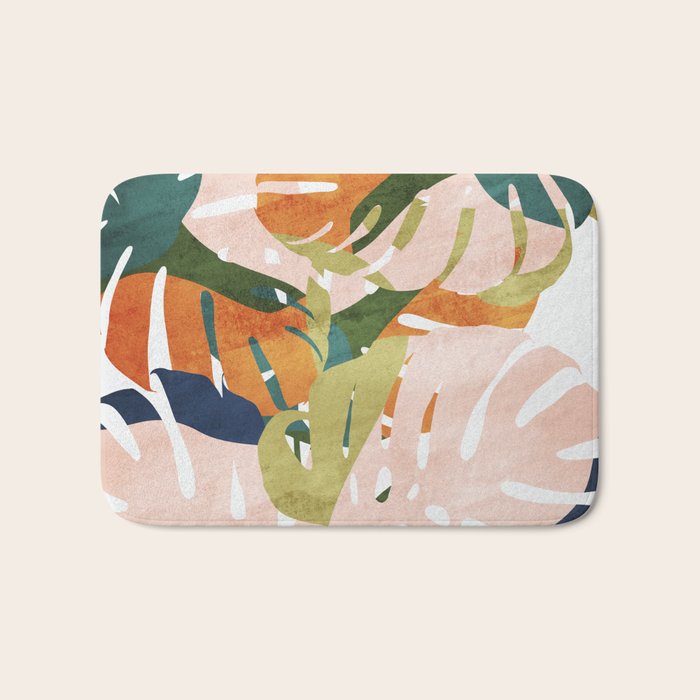 Monstera delight Bath Mat Gallery Image 1