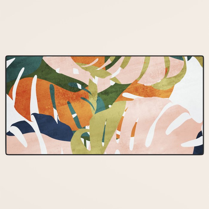 Monstera delight Desk Mat Gallery Image 3