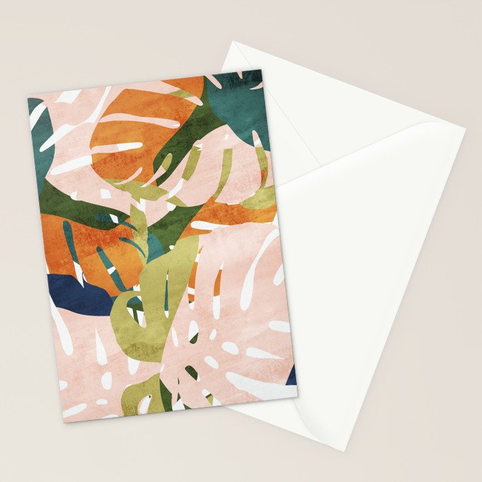 Monstera delight Stationery Card Gallery Image 2