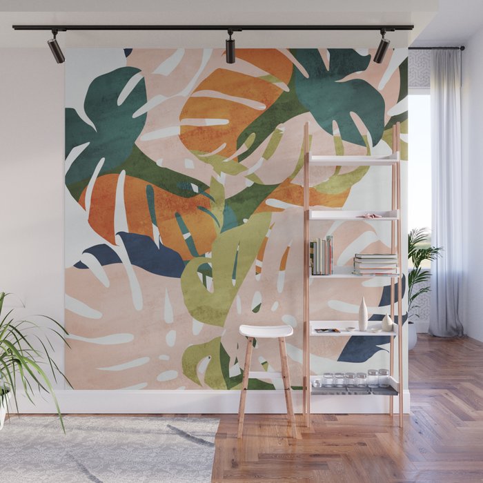 Monstera delight Wall Mural Gallery Image 1