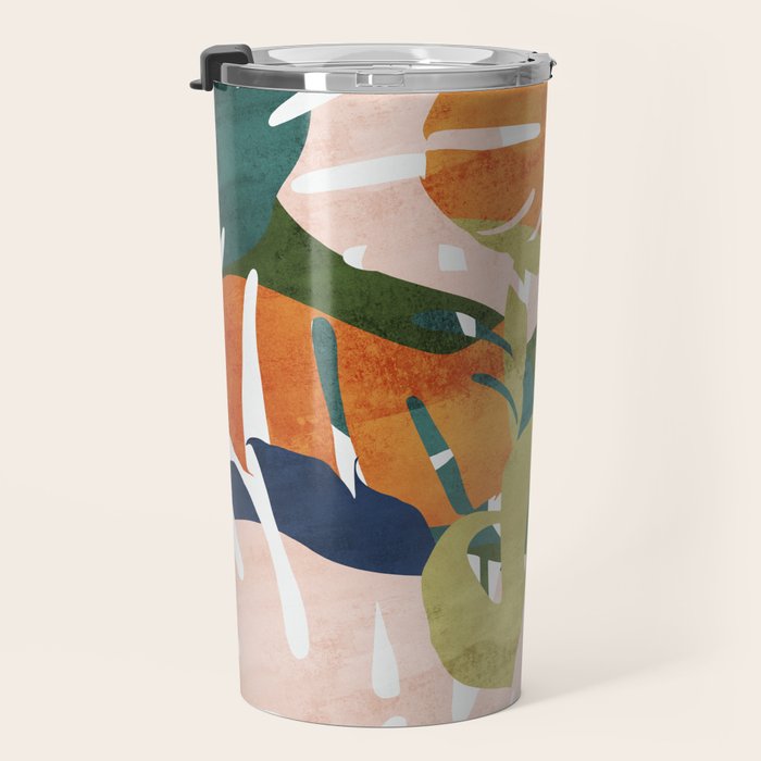 Monstera delight Travel Mug Gallery Image 3