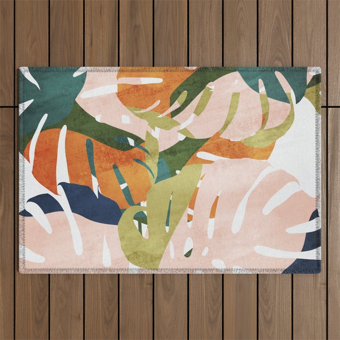 Monstera delight Outdoor Rug Gallery Image 1