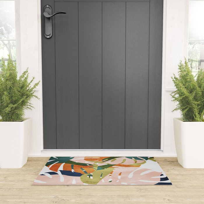 Monstera delight Welcome Mat Gallery Image 3