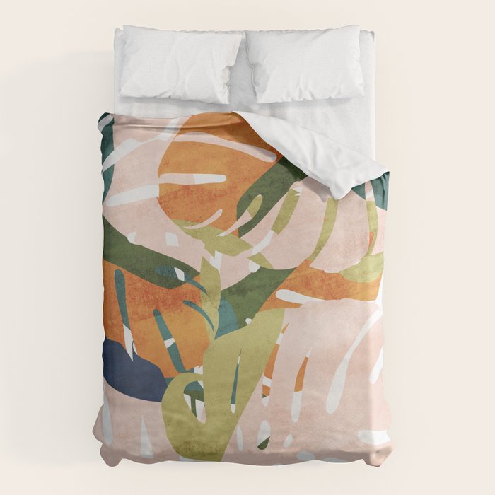 Monstera delight Duvet Cover Gallery Image 6